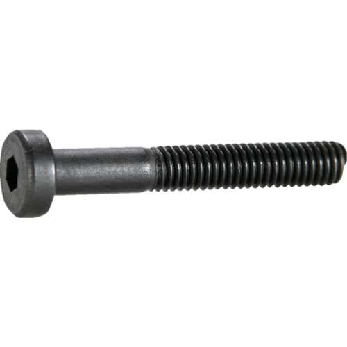 ■トラスコ中山(TRUSCO)　低頭六角穴付ボルト　黒染め半ネジ　サイズＭ６Ｘ４０　８本入  B081-0640  (M6X40 8ｲﾘ)