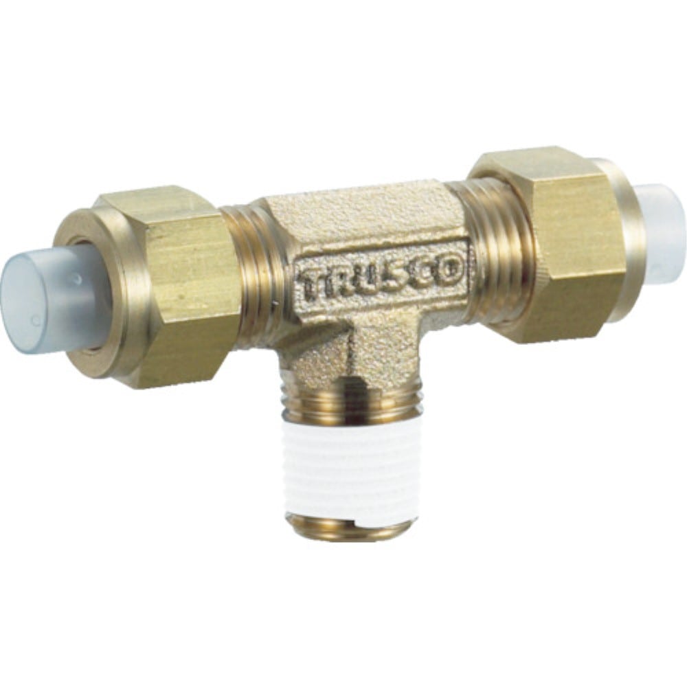 ■トラスコ中山(TRUSCO)　クイックシール継手　チーズ　φ１０Ｘ６．５　呼びＲ３／８　TS-10X65-03T TS-10X65-03T