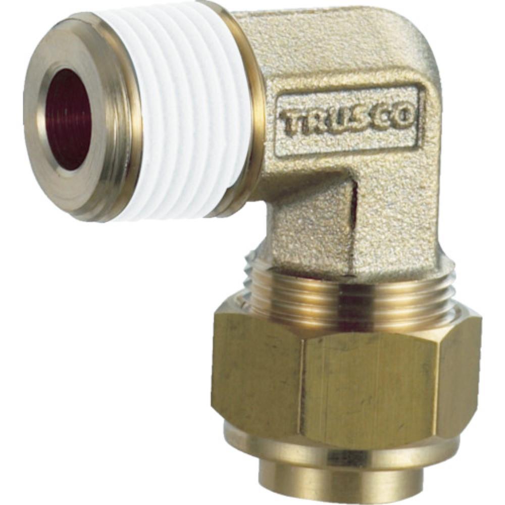 ■トラスコ中山(TRUSCO)　クイックシール継手　エルボ　φ６　呼びＲ１／８　TSA-6-01L TSA-6-01L