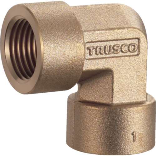 ■トラスコ中山(TRUSCO)　ねじ込み継手　エルボ　ＲＣ３／８ＸＲＣ３／８  TN-23L  (RC3/8XRC3/8)