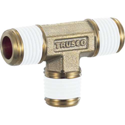 ■トラスコ中山(TRUSCO)　ねじ込み継手　チーズ　Ｒ３／８ＸＲ３／８ＸＲ３／８  TN-03T  (R3/8XR3/8XR3/8)