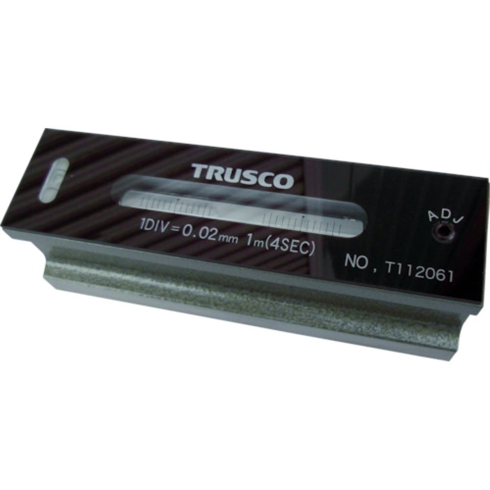 ■トラスコ中山(TRUSCO)　平形精密水準器　Ｂ級　寸法２５０　感度０．０２　TFL-B2502 TFL-B2502