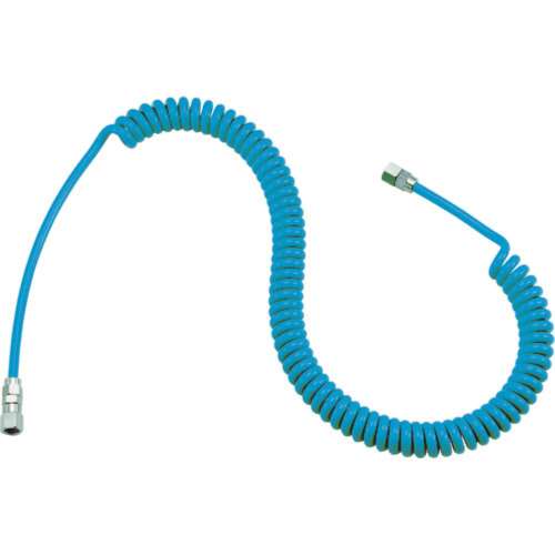 ■トラスコ中山(TRUSCO)　ウレタンコイルホース細巻　ストレート型　１．４ｍ　CHA-300