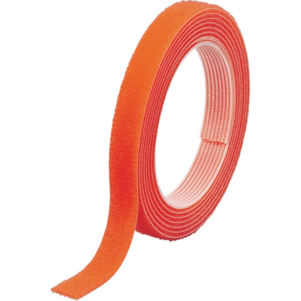 ■トラスコ中山(TRUSCO)　マジックバンド結束テープ　両面　幅４０ｍｍＸ長さ１０ｍ　オレンジ　MKT40100OR MKT40100OR