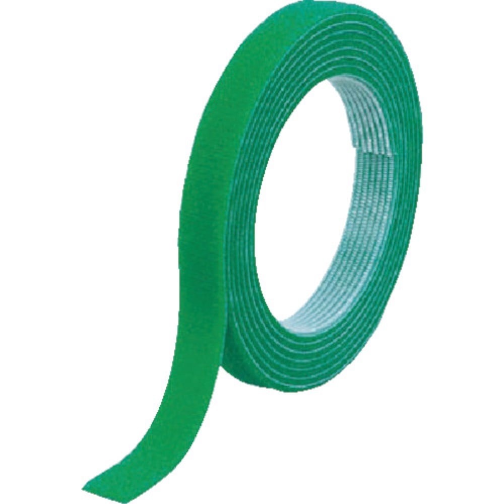 ■トラスコ中山(TRUSCO)　マジックバンド結束テープ　両面　幅４０ｍｍＸ長さ１０ｍ　緑　MKT40100GN MKT40100GN