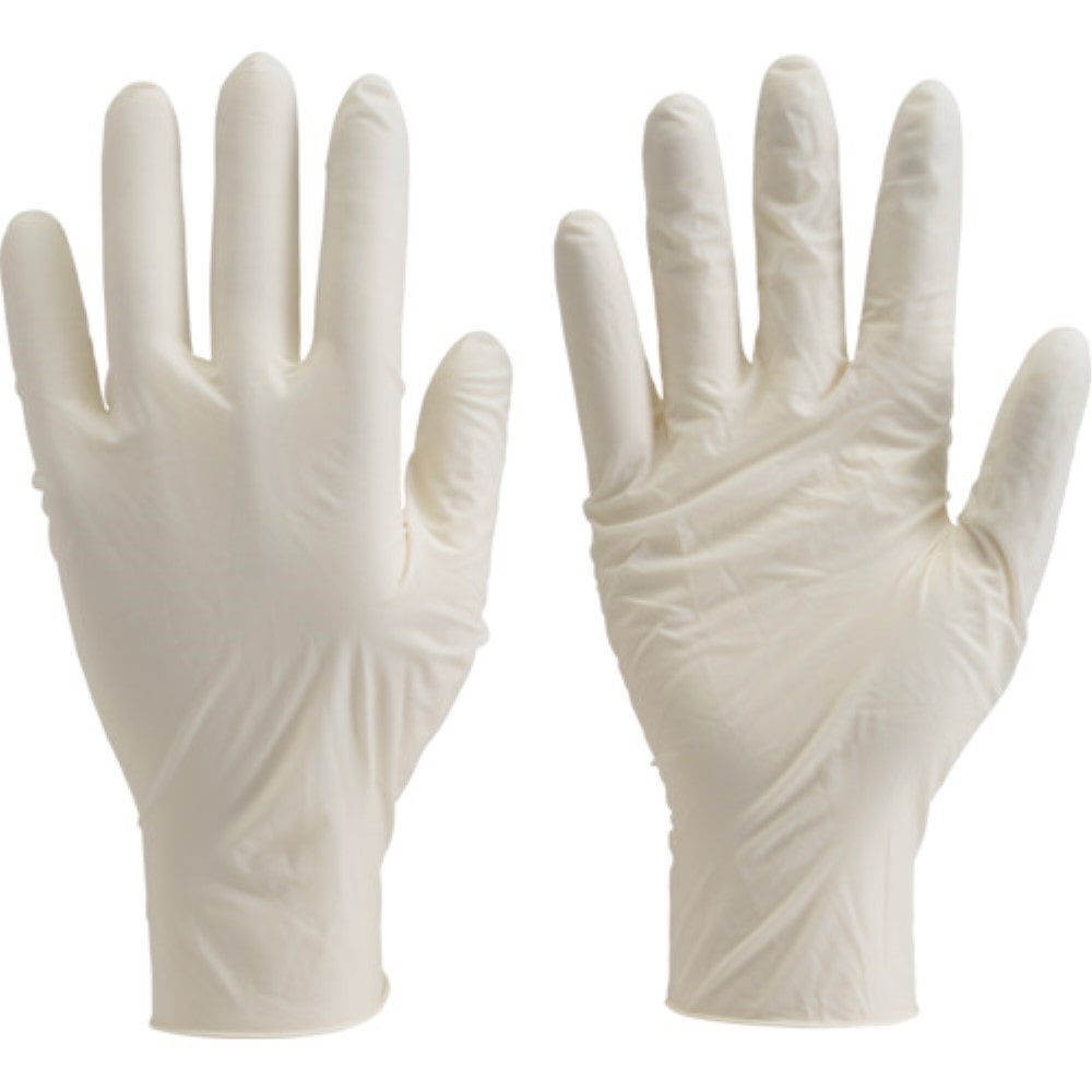 ■トラスコ中山(TRUSCO)　使い捨て極薄手袋　１００枚入　Ｌ　ホワイト　TGL-493L TGL-493L