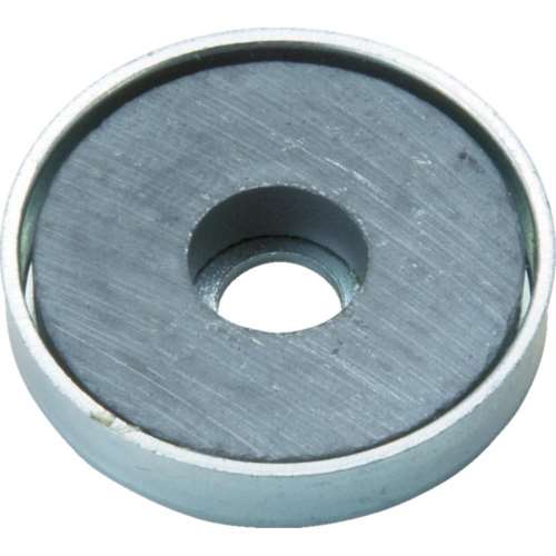 ■トラスコ中山(TRUSCO)　キャップ付フェライト磁石　外径６６ｍｍＸ厚み９．８ｍｍ　５個入　TFC66RA5P