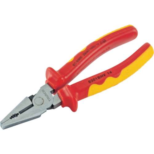 ■トラスコ中山(TRUSCO)　絶縁強力型ペンチ　１７５ｍｍ　TZP175HL