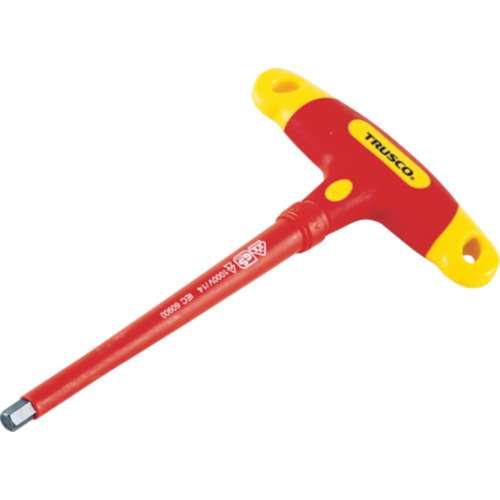 ■トラスコ中山(TRUSCO)　絶縁Ｔ型六角棒レンチ　６．０ｍｍ　TZTR60