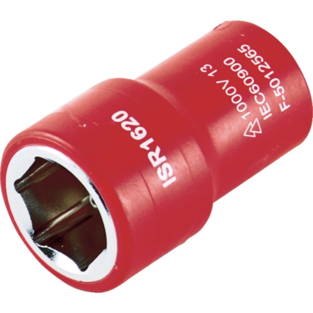 ■トラスコ中山(TRUSCO)　絶縁ソケット（６角）　差込角９．５　対辺７ｍｍ　TZ307S TZ307S