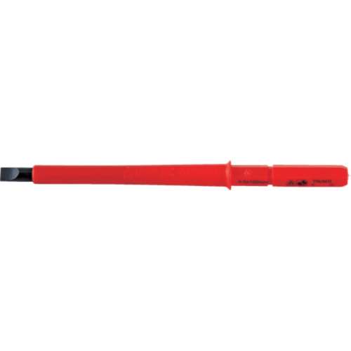 ■トラスコ中山(TRUSCO)　絶縁差替式ドライバー（マグネット入り）　（‐３．０Ｘ１００ｍｍ）　TZDS30