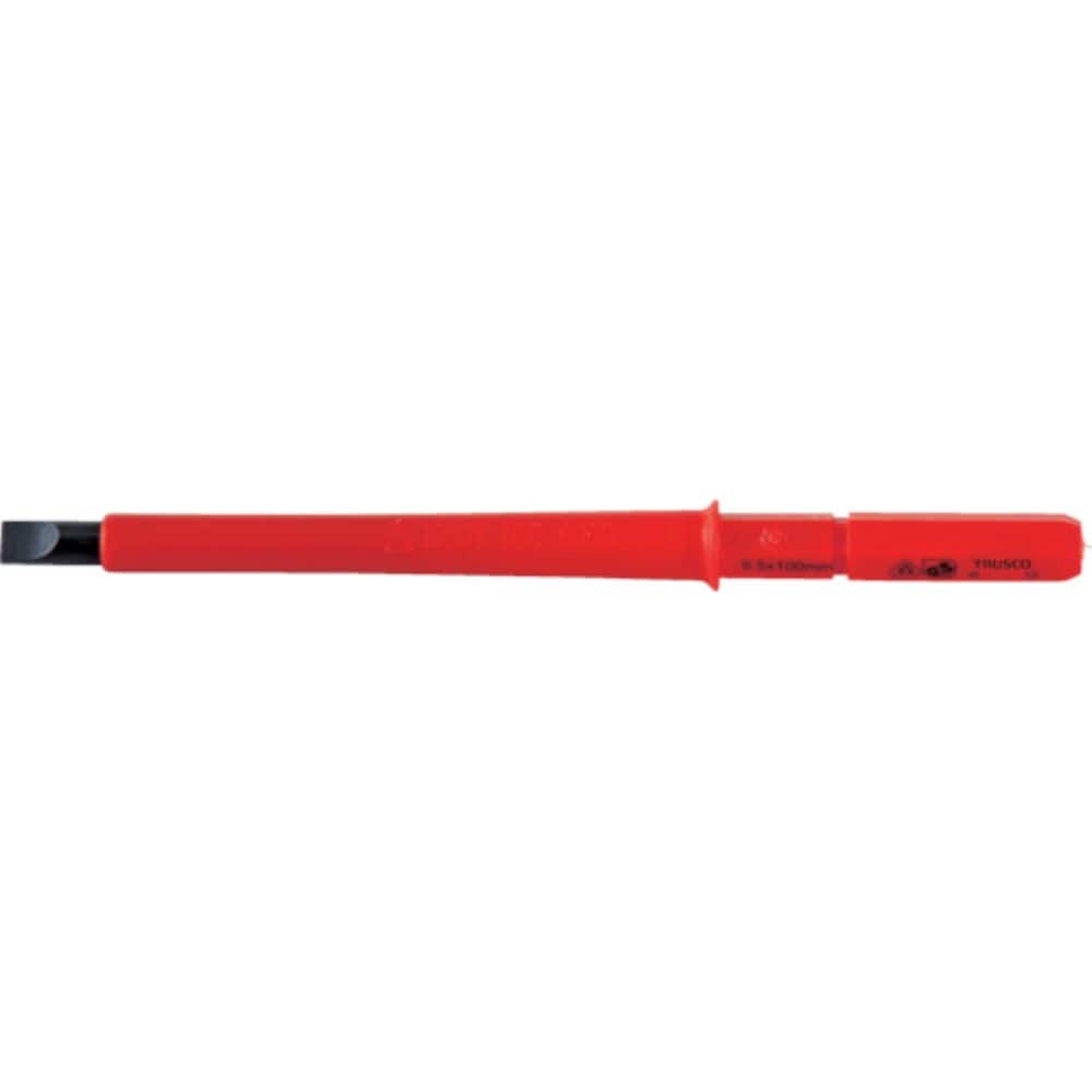 ■トラスコ中山(TRUSCO)　絶縁差替式ドライバー（マグネット入り）　（－５．５Ｘ１００ｍｍ）　TZDS55 TZDS55