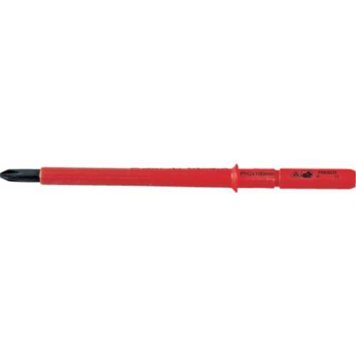 ■トラスコ中山(TRUSCO)　絶縁差替式ドライバー（マグネット入り）　（＋ＮＯ．０Ｘ６０ｍｍ）　TZDS0