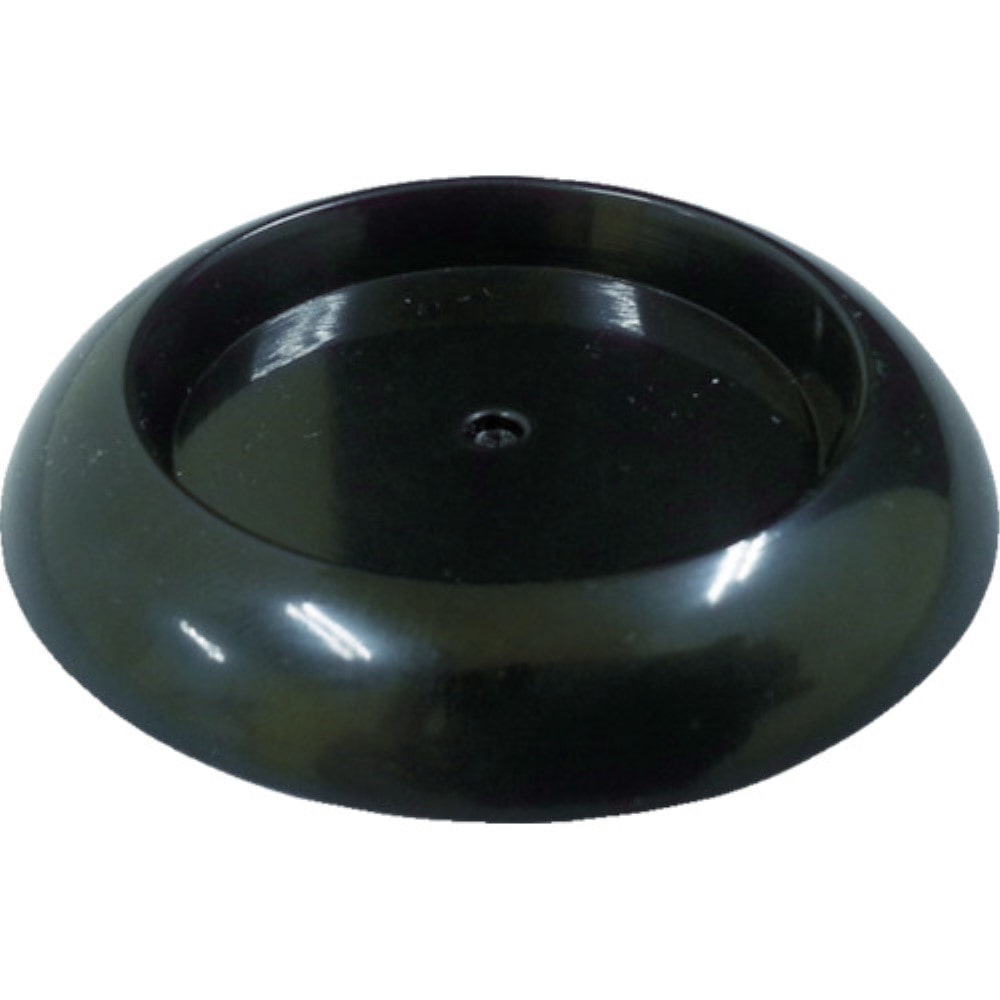 ■トラスコ中山(TRUSCO)　受け皿　ゴム付　６４ＭＭ　黒　TUR630BK TUR630BK
