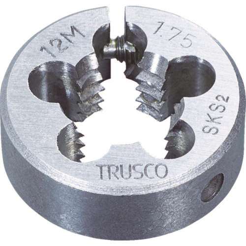 ■トラスコ中山(TRUSCO)　丸ダイス　３８径　Ｍ４Ｘ０．７　（ＳＫＳ）　T38D4X0.7