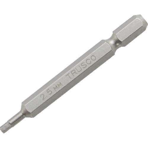 ■トラスコ中山(TRUSCO)　六角ビット　６５Ｌ　２．５ｍｍ　THBI25