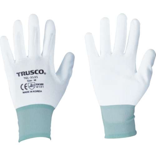 ■トラスコ中山(TRUSCO)　ナイロン手袋ＰＵ手のひらコート（１０双入）　Ｍ　TGL313110PM