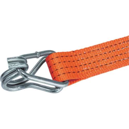 ■トラスコ中山(TRUSCO)　ベルト荷締機　３８ｍｍ幅　５００ｋｇ　フック＆キーパータイプ　GV38500HK