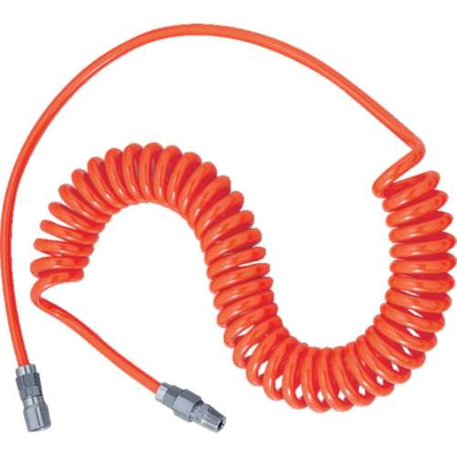 ■トラスコ中山(TRUSCO)　ウレタンコイルホース　５．６ｍ　オレンジ　UCH-7