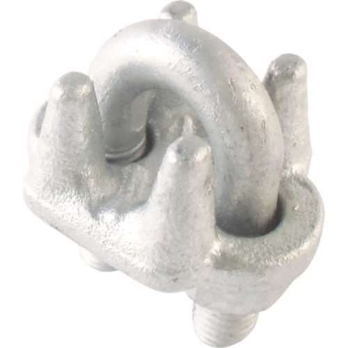 ■トラスコ中山(TRUSCO)　鍛造ワイヤクリップ　６ｍｍ　メッキ　TWCF06
