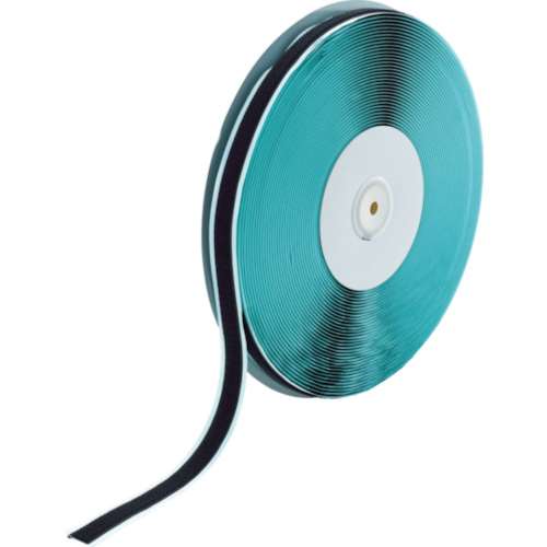 ■トラスコ中山(TRUSCO)　マジックテープ　糊付Ｂ側　１６ｍｍ×２５ｍ　黒　ＴＭＢＮ１６２５ＢＫ
