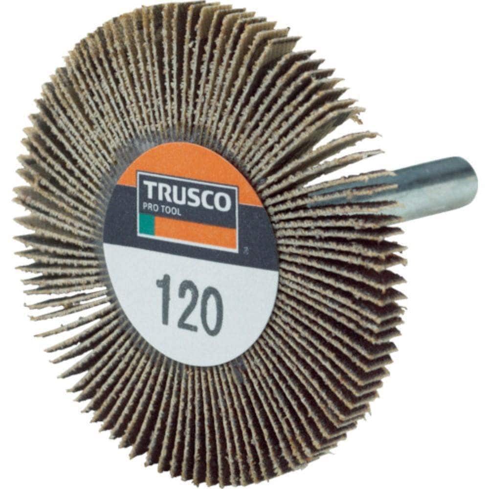 ■トラスコ中山(TRUSCO)　薄型フラップホイール　５０Ｘ５Ｘ６　＃１２０　５個入　ＵＦ５００５１２０ UF5005120