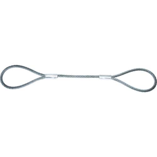 ■トラスコ中山(TRUSCO)　ワイヤーロープスリング　Ａタイプ　アルミロック　１８ｍｍＸ２ｍ　ＴＷＡＬ１８Ｓ２