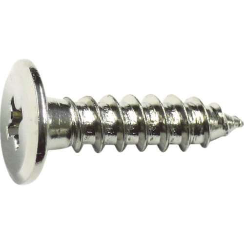 ■トラスコ中山(TRUSCO)　超低頭タッピングねじ　ニッケルメッキ　Ｍ３Ｘ１０　３０本入　ＴＦＴＮ０３１０