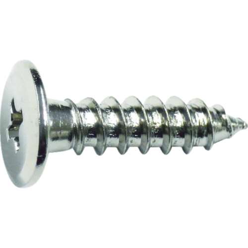 ■トラスコ中山(TRUSCO)　超低頭タッピングねじ　ニッケルメッキ　Ｍ３Ｘ１６　３０本入　ＴＦＴＮ０３１６