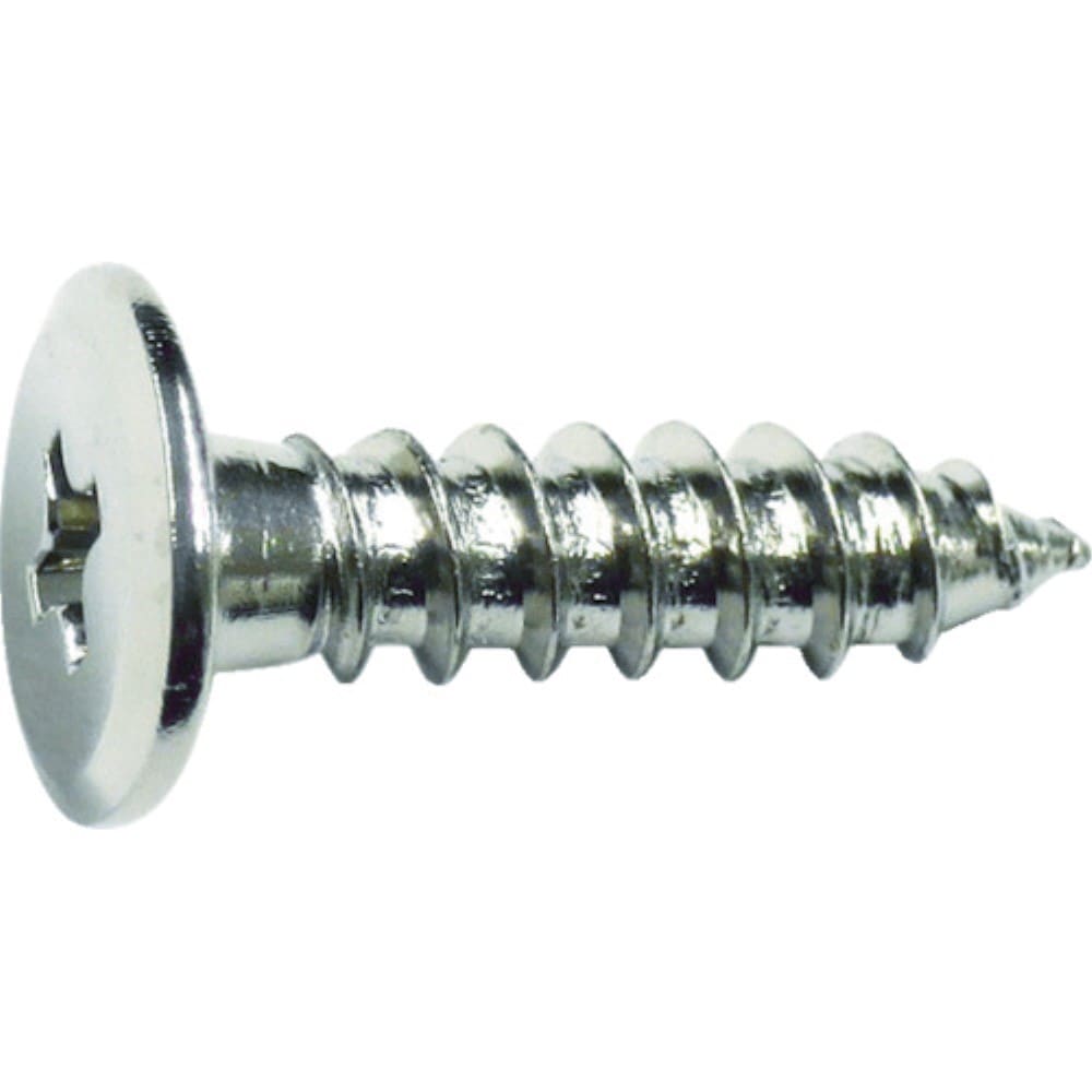 ■トラスコ中山(TRUSCO)　超低頭タッピングねじ　ニッケルメッキ　Ｍ３Ｘ２５　２４本入　ＴＦＴＮ０３２５ TFTN0325