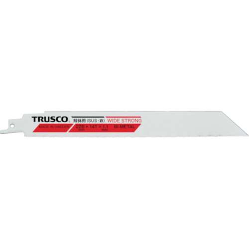■トラスコ中山(TRUSCO)　幅広バイメタルセーバーソーブレード　解体用　１５０幅Ｘ１．１ｍｍ厚　ＴＢＳ１５０１４ＨＳＴ５Ｐ