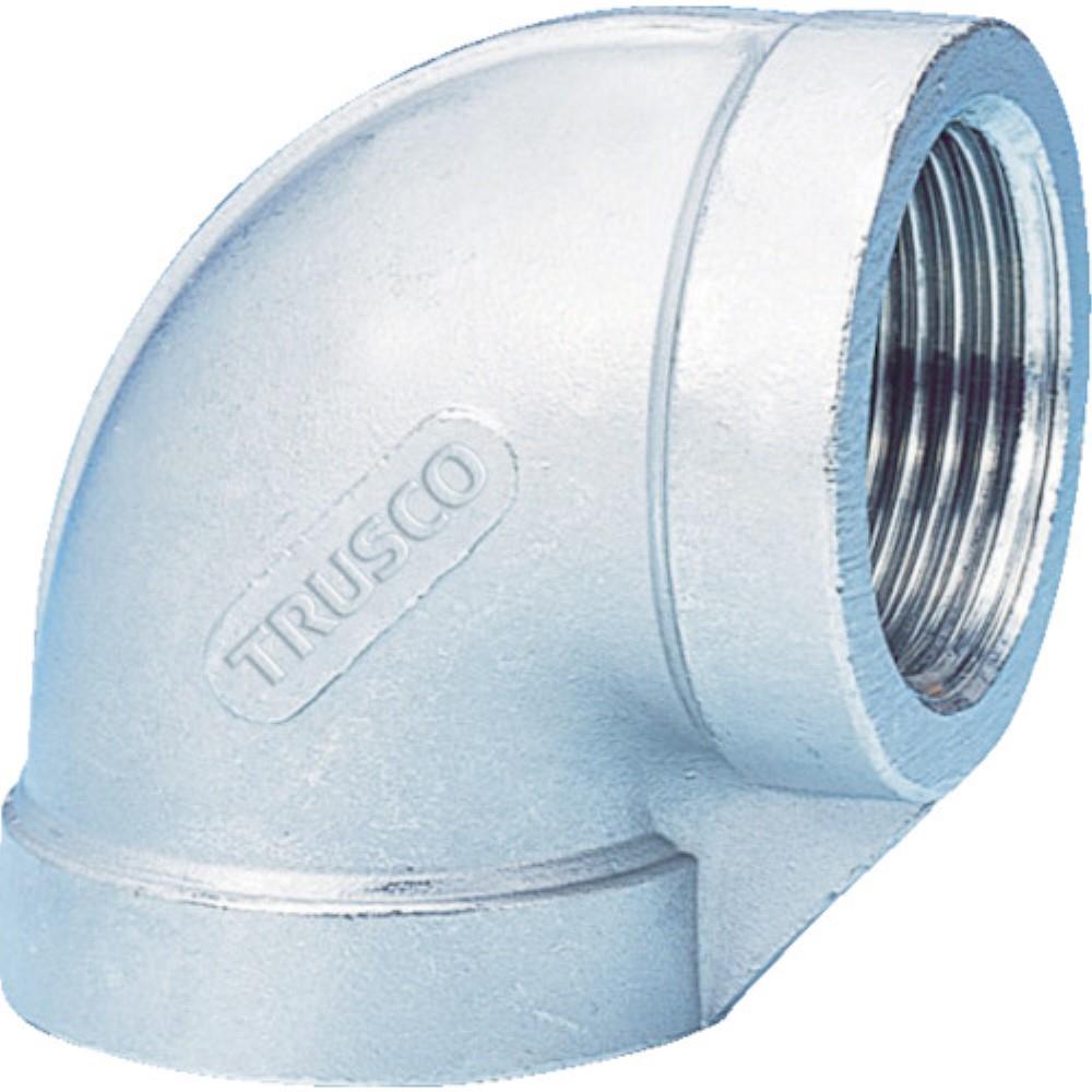 ■トラスコ中山(TRUSCO)　ねじ込み管継手　ＳＵＳ　９０°エルボ　６Ａ　ＴＬＬ６Ａ TLL6A