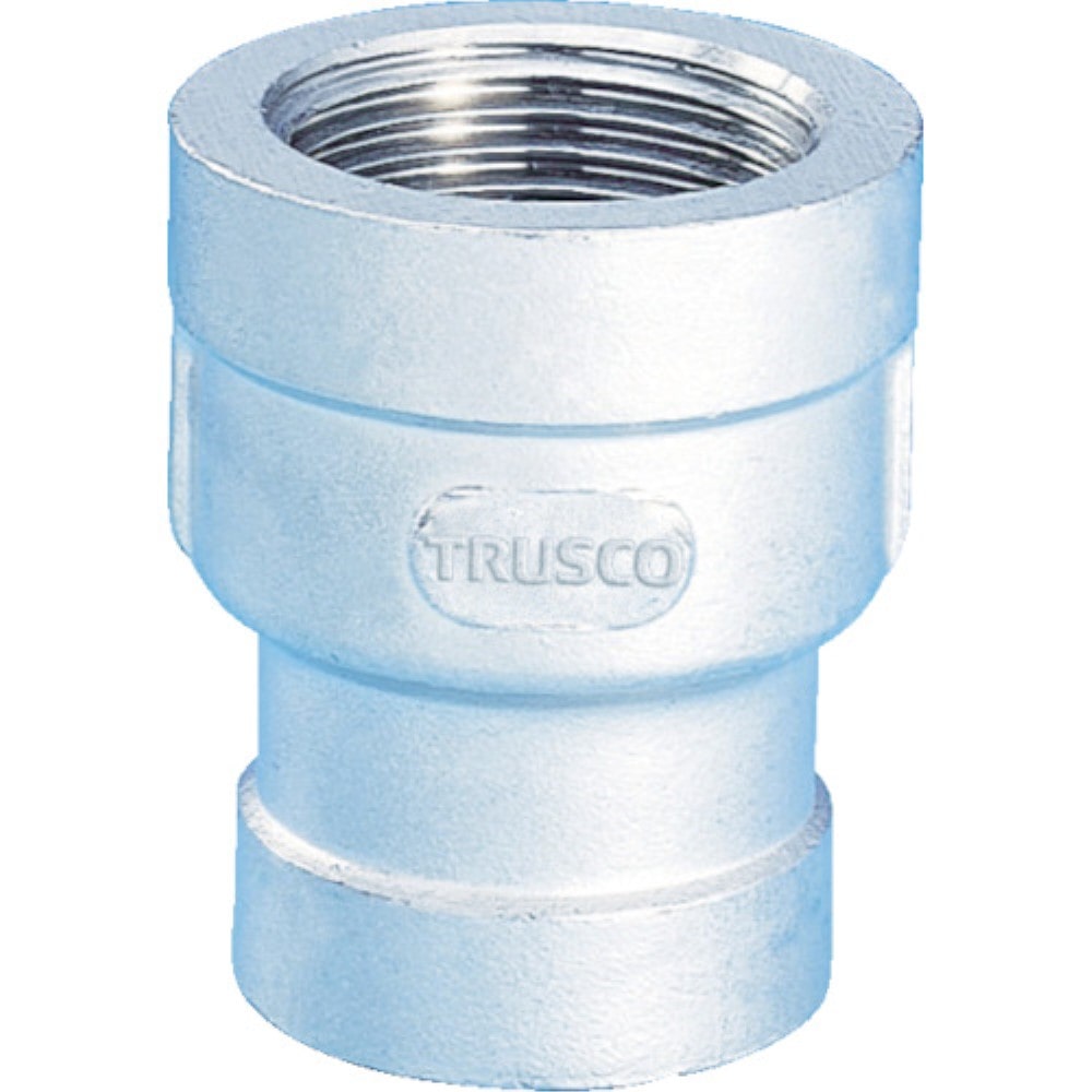 ■トラスコ中山(TRUSCO)　ねじ込み管継手　ＳＵＳ　径違いソケット　２０Ｘ１５Ａ　ＴＲＳ２０ＡＸ１５Ａ TRS20AX15A