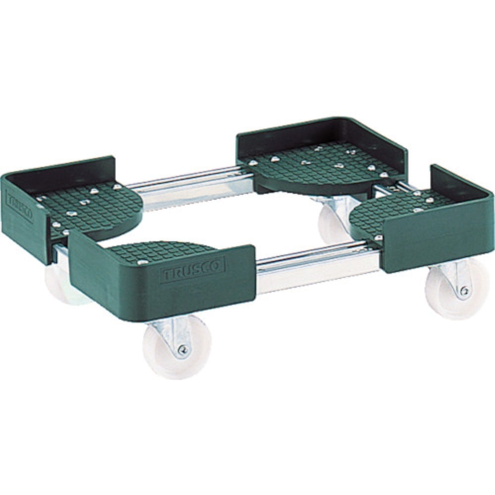 ■トラスコ中山(TRUSCO)　伸縮式コンテナ台車　内寸４００－５００Ｘ４００－５００　ＳＵＳ製　FCD-4040SUS FCD-4040SUS