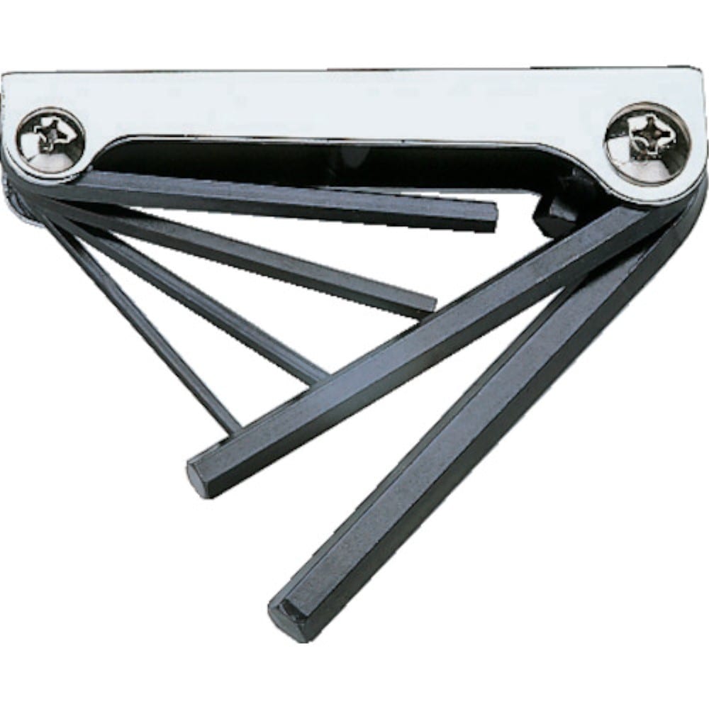 ■トラスコ中山(TRUSCO)　ナイフ式六角棒レンチセット　６本組  GN6-258  (6ﾎﾟﾝｸﾞﾐ 2.5-8MM) GN6-258 (6ﾎﾟﾝｸﾞﾐ 2.5-8MM)
