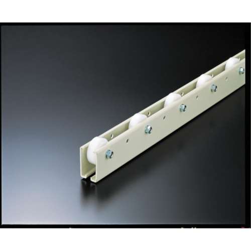 ■トラスコ中山(TRUSCO)　ホイールコンベヤ　樹脂製Φ３８Ｘ１２　Ｐ１００ＸＬ２０００　V38N1002000
