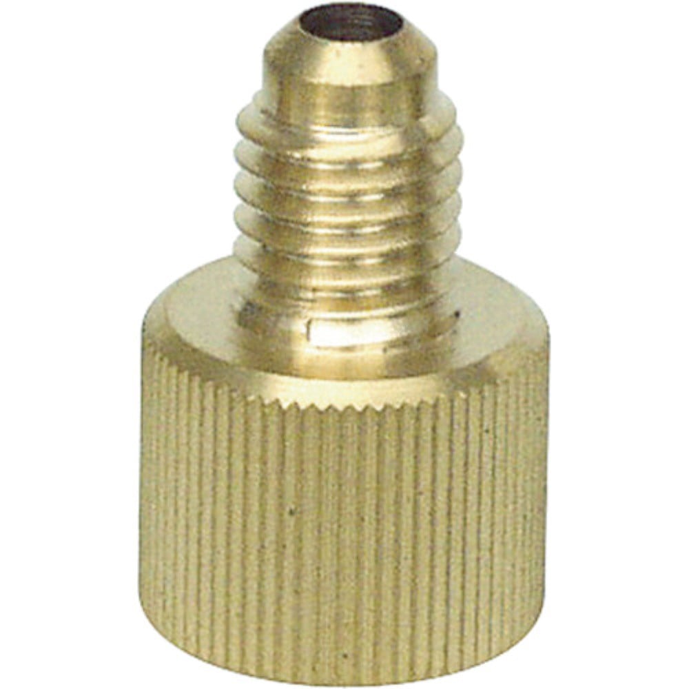 ■カーエアコン用異径アダプタ　１／４”メス×Ｍ１０オス　手締めタイプ　Y06101K Y06101K