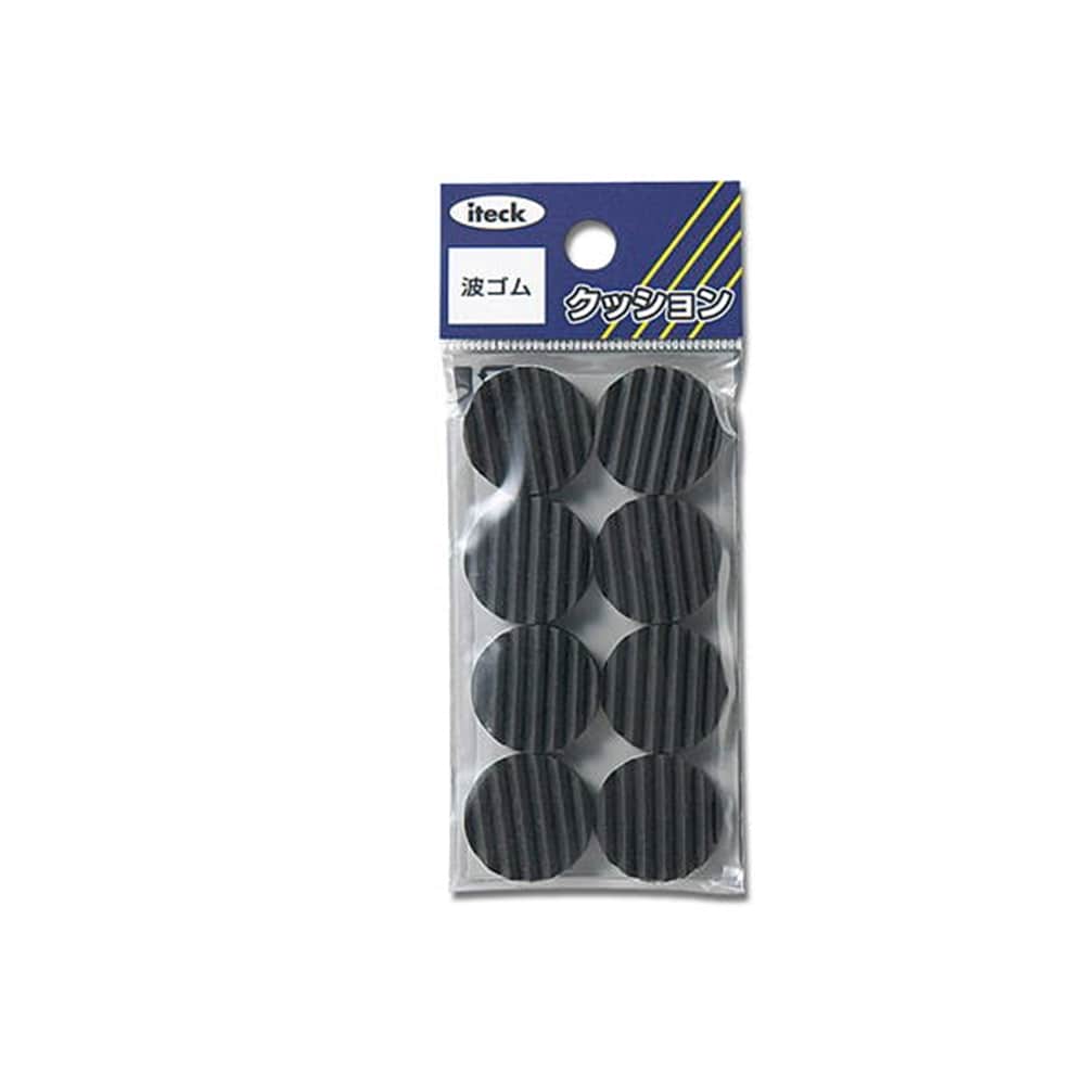 光（Hikari）　ＫＷＲ２０－１　波ゴム黒　３×２０ｍｍ 3X20丸　黒
