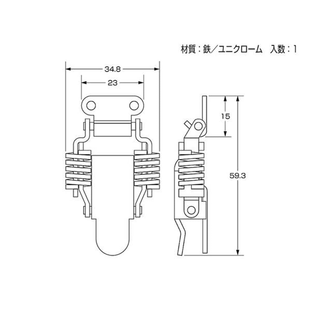 32114 鉄ニッケルパッチン錠P‐31