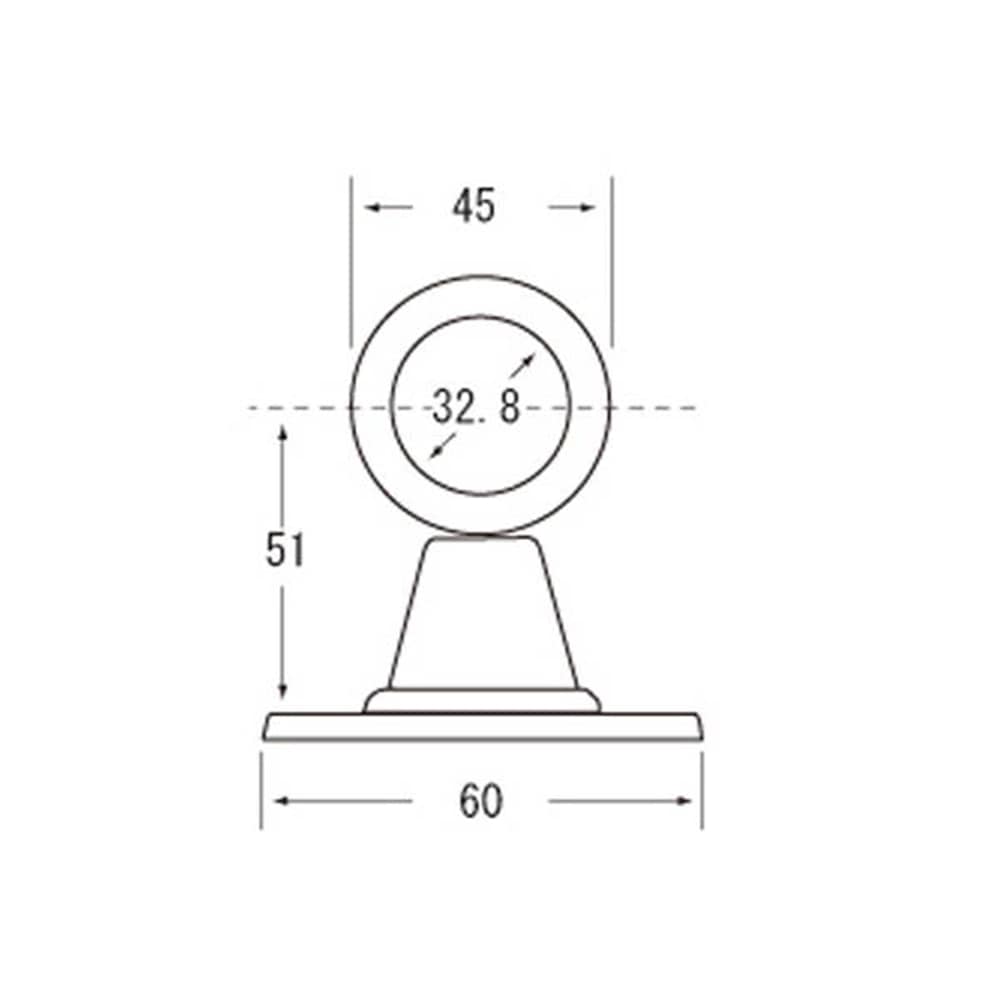 37103 ステンブラケット片32mm