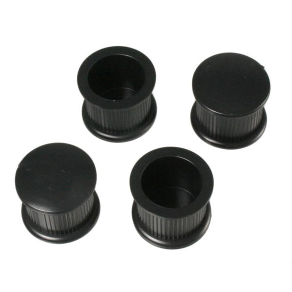 A-023脚キャップ21mm 黒丸
