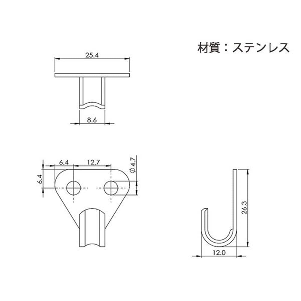 58027ステントライアングルフックD5