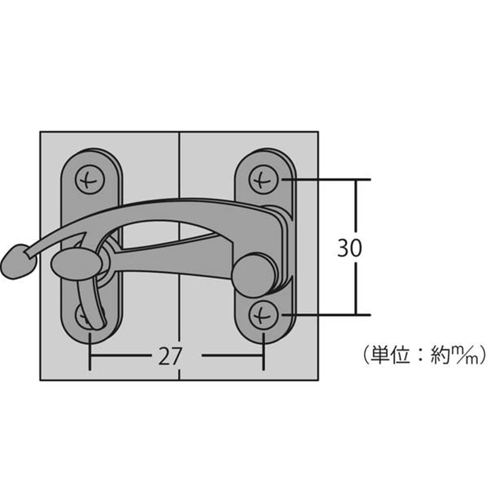 58531 防災うちかけ 小 真鍮色