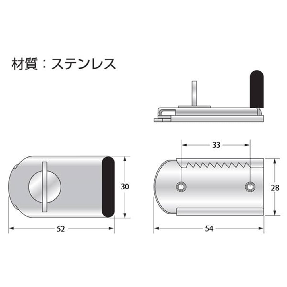 G-190 ファスナ-ロック(鍵ナシ)B