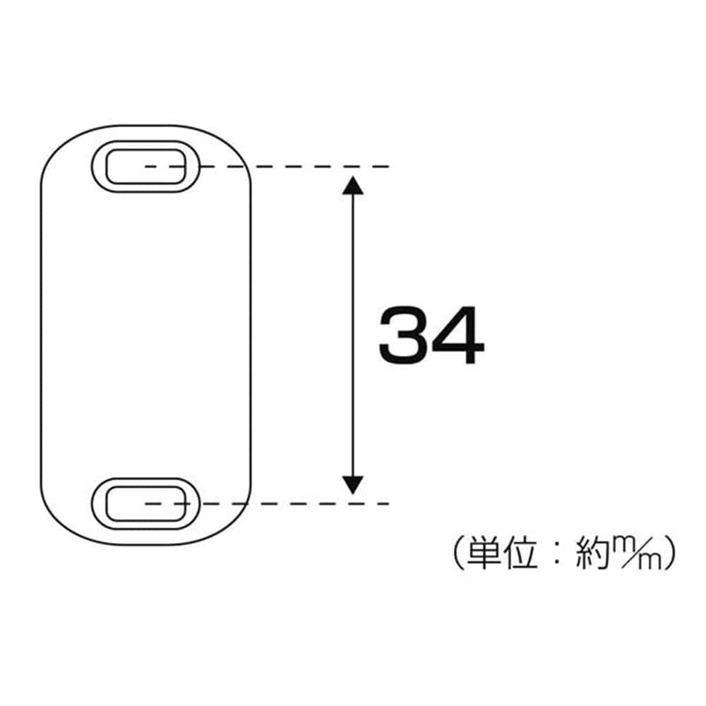 J-539 PCマグネットキャッチM茶