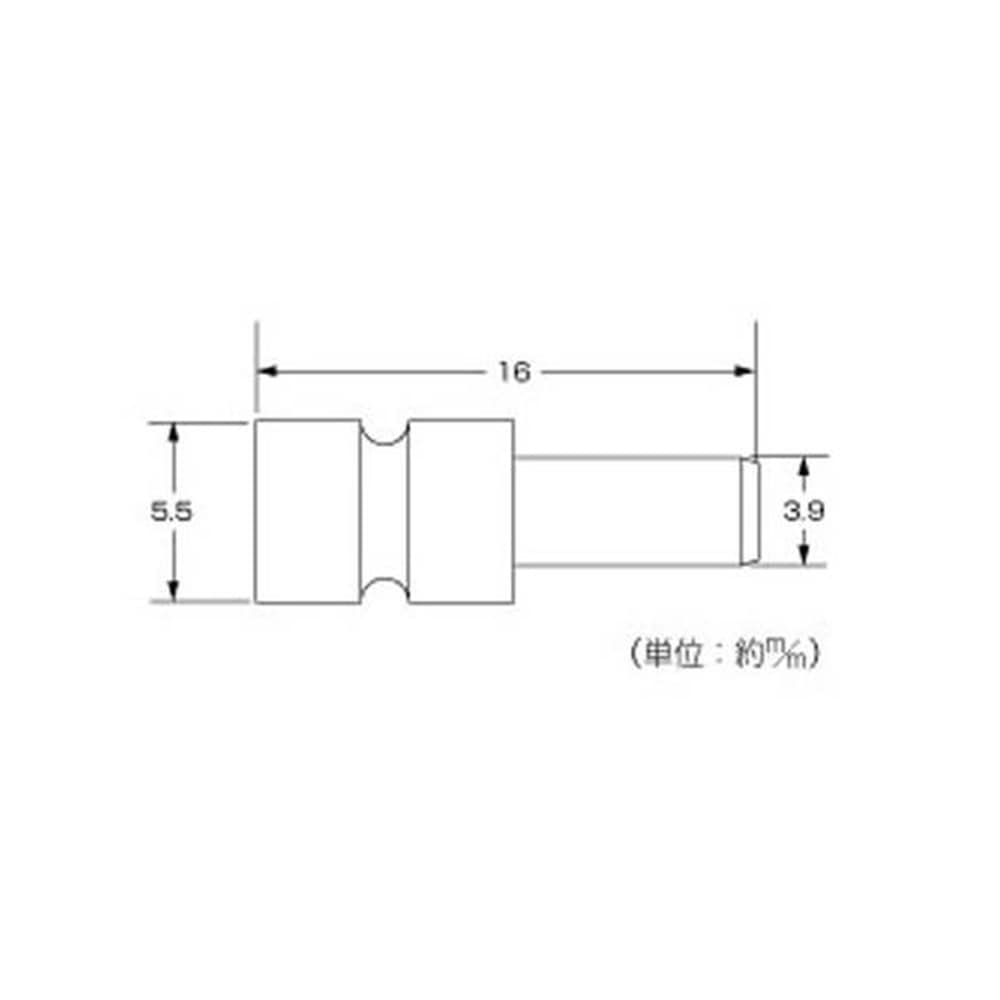Z-170 ダボ棚受 5.5mm(差込式) 12個入