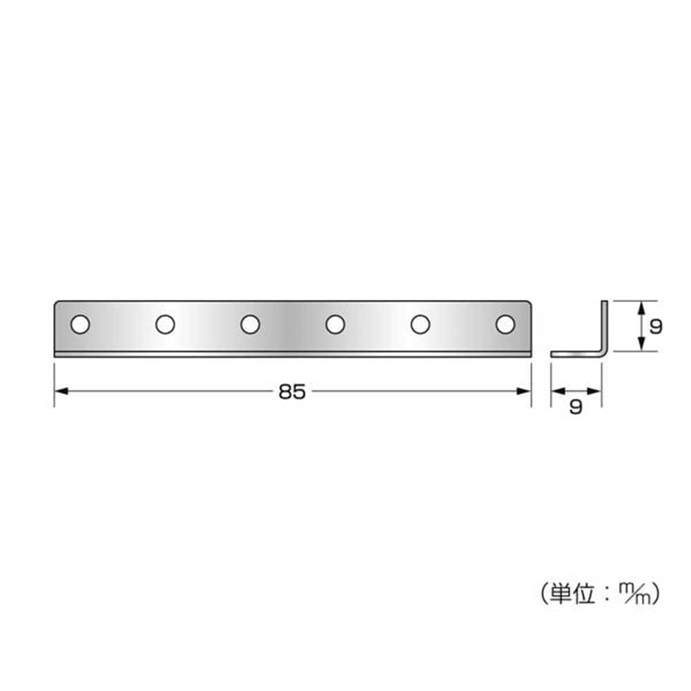 BX-296 ミニ金具 アングル型 85