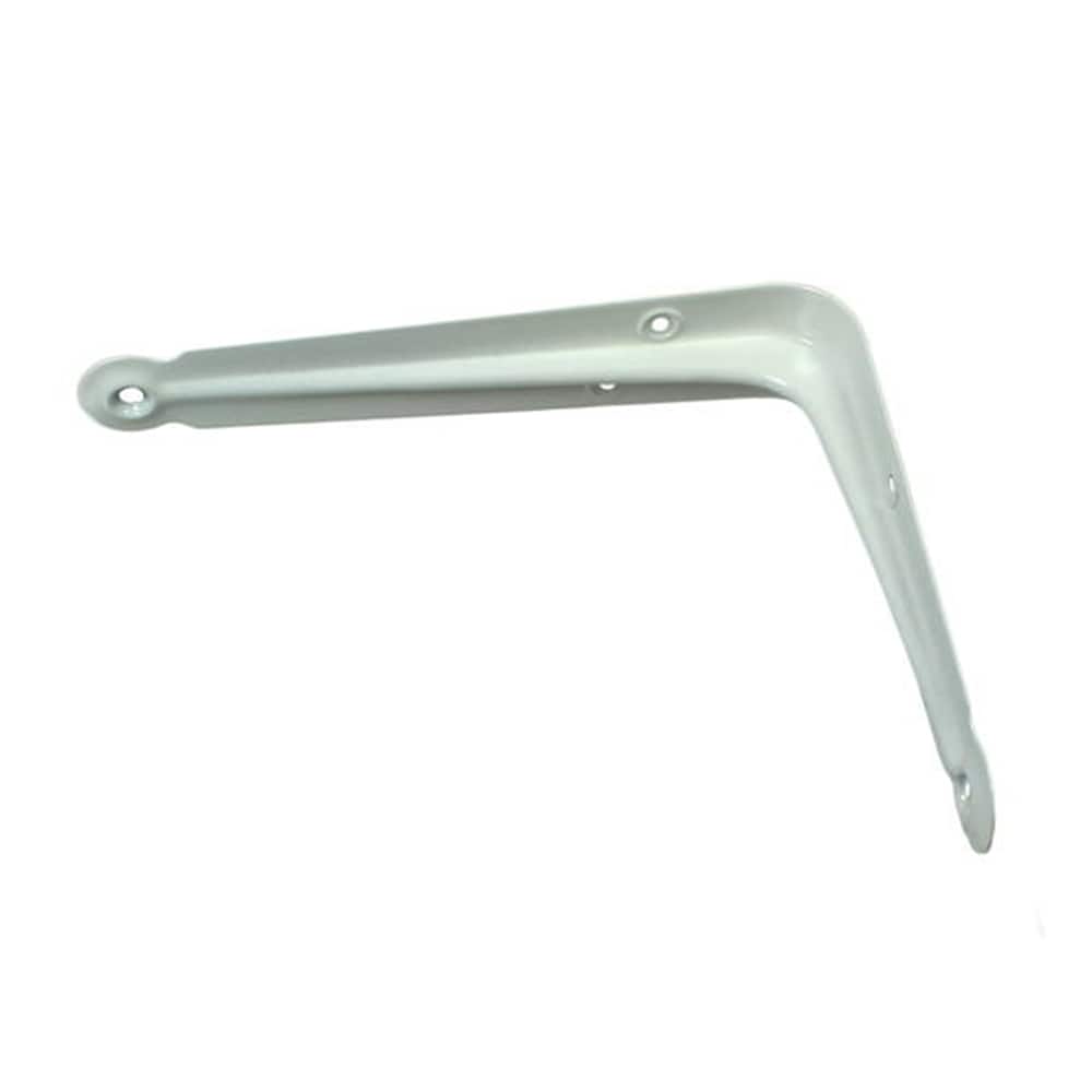 ホワイト棚受 100mmx125mm (1本静止耐荷重：約12ｋｇ） 100mmx125mm