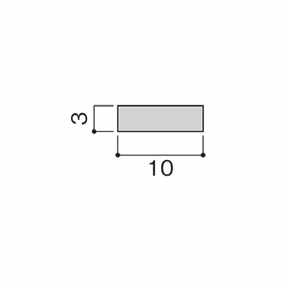 光（Hikari）　ＡＨ－１０３１　ＡＬ平板１０×３×９９５ 3Ｘ10Ｘ955ｍｍ