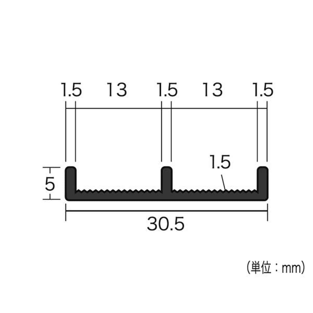 光（Hikari）　ＰＴＬ４０１１　下レール茶　５×３０．５×９１５ｍｍ